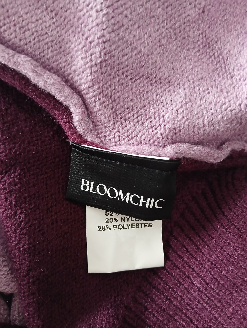 Bloom Chic Sweater Cats Purple Plum Size 12 - Picture 9 of 9